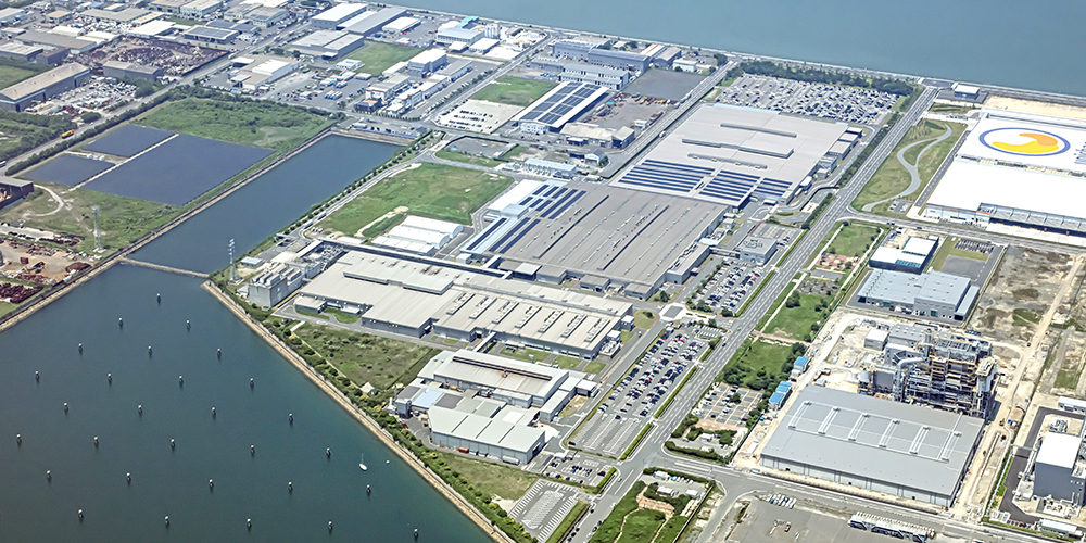 写真:苅田工場の俯瞰