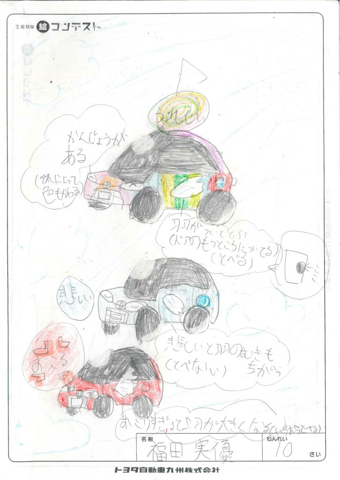 emotions jump car（福田 実優さん・10歳）